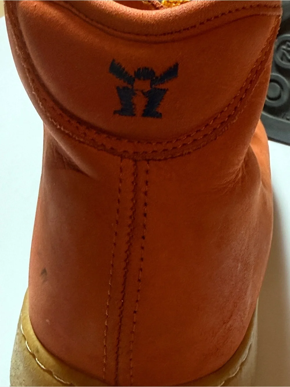 MAG Men's Dark Orange Lace-Up Casual Boots EU 42 (9.5)